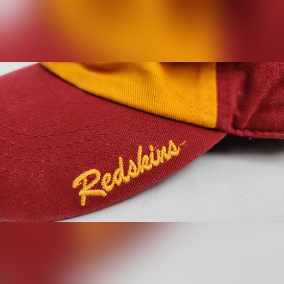 WASHINGTON REDSKINS HAT CAP ADJUSTABLE BURGUNDY GOLD NFL FOOTBALL YOUTH - Picture 2 of 11